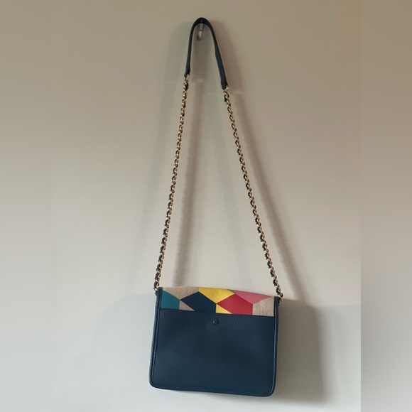 Anne Klein Chain Flap Colourful Crossbody & Brown Wallet Combo - Picture 9 of 15